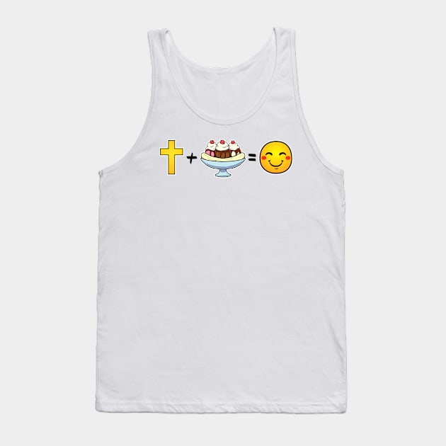 Christ plus Banana Splits equals happiness Tank Top by thelamboy